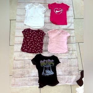 Short sleeve shirt bundle 4T (5 shirts)